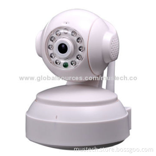 In-room CCTV Monitoring Dome Megapixel IP Camera for House Monitoring, Supports IR Night Vision